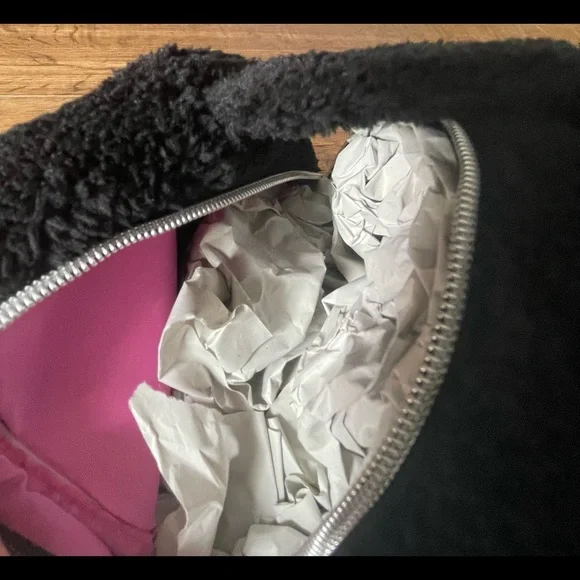 One Left! LOUNGEFLY (Sanrio)-NWT Fluffy Kuromi Mini Backpack - Picture 4 of 15